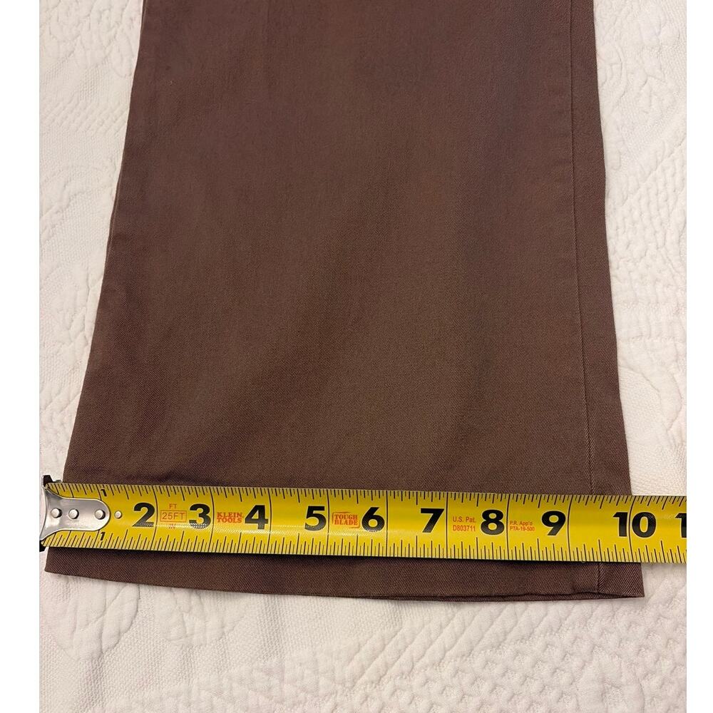 GH Bass & Co Brown Stretch Dress Pants Women's 14 Bootcut Career Cotton Blend - Picture 7 of 11